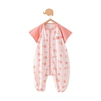 Tongtai 童泰 T22C0922 婴儿短袖分腿睡袋 粉色 90cm