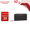 Calvin Klein CK男女钱包 送男友送女友礼物经典logo K60K606698 BAX黑色