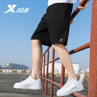 XTEP 特步 运动裤短裤男裤2022夏季新款男士裤子宽松休闲中裤跑步健身运动服