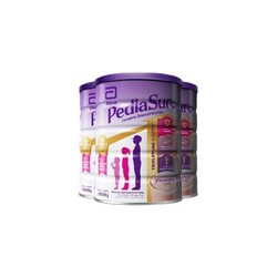 PediaSure 雅培(Abbott) 荷兰原装进口澳洲小安素 全营养儿童成长配方  营养奶粉 香草味 (1-10岁) 850g*3罐