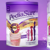 PediaSure 雅培小安素奶粉澳洲版进口儿童成长奶粉1-10岁850g  香草味