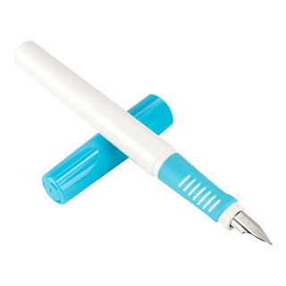 deli 得力 钢笔 A917 蓝色 EF尖 墨囊6支+可擦笔纸盒装
