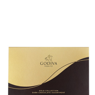 临期品：GODIVA 歌帝梵 精选黑巧克力礼盒装 8口味 20颗