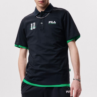 FILA 斐乐 FUSION系列 POLO衫 T11M132102FBK