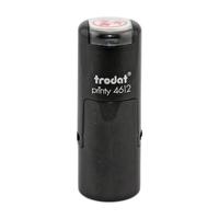 奇宣斋 4612 回墨圆形人名章 黑色 12mm 单个装