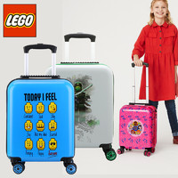 LEGO 乐高 双杆飞机轮拉杆箱旅行箱登机箱 20160-1973 蓝色 16英寸