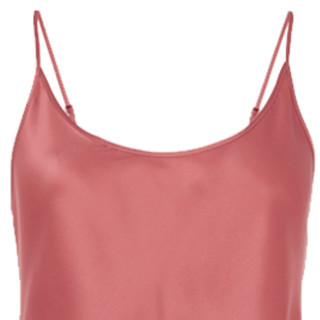 LA PERLA SILK系列 女士真丝吊带睡裙 CFI0020291 玫瑰色 XL