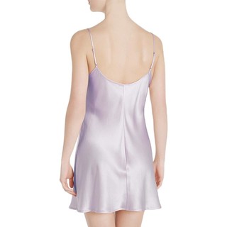 LA PERLA SILK系列 女士真丝吊带睡裙 CFI0020291 香芋紫 M