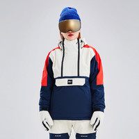 QIAODAN 乔丹 专业冰雪运动滑雪服宽松棉茄克外套防风防水保暖女士梭织棉服