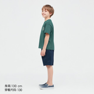 UNIQLO 优衣库 AIRism棉混纺印花圆领T恤(短袖) 445128