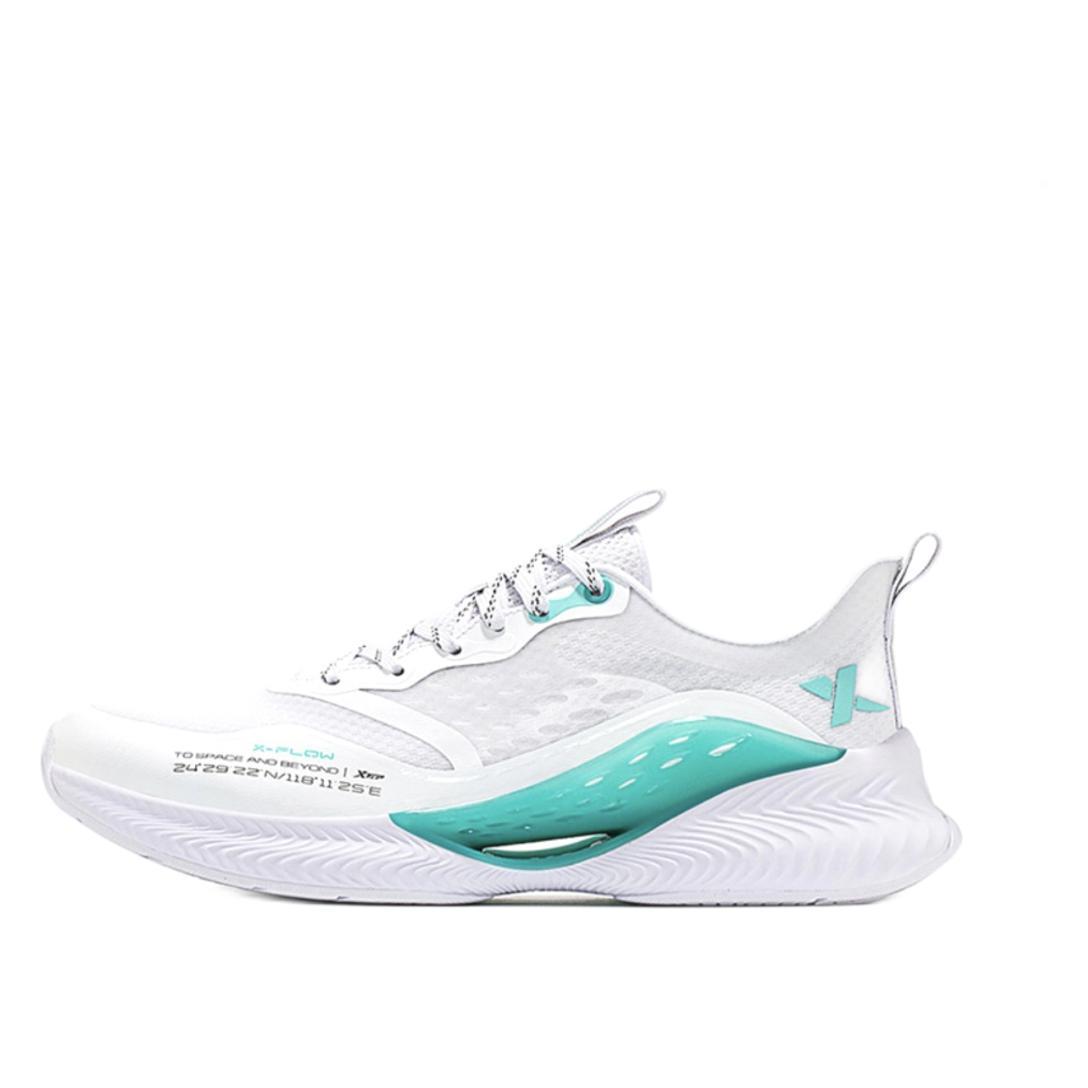 xtep 特步 氢风科技 4.0 男子跑鞋 879219110530 白绿 42