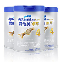 Aptamil 爱他美 卓萃 儿童配方调制乳粉 4段 900g*3罐