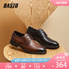 BASTO 百思图 2022春季新款商场同款牛津皮鞋休闲商务正装男皮鞋H1916AM2