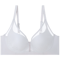 Aimer 爱慕 微光系列 女士无钢圈文胸 AM177501 灰色 75A