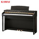  卡瓦依（KAWAI）钢琴CA28G/CA33木质键盘重锤88键配重 成人儿童演奏考级电钢琴品质定 CA28G檀木色+琴凳礼包　