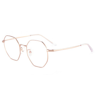 eyeplay 目戏 时尚系列 1024 玫瑰金合金眼镜框 1.