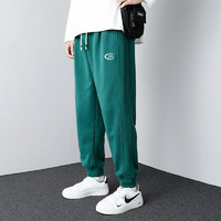 KRXSJO 2022春季新款男士休闲裤青年青少年时尚简约长裤 K111-黑色 4XL K2281-绿色 M