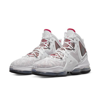 NIKE 耐克 Lebron XIX EP 中性篮球鞋 DC9340-101 白/大学红 45