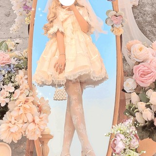 奶气原创设计 Lolita洛丽塔 金伊芙 女士jsk吊带连衣裙 生成色