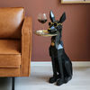 米子家居杜宾犬大型落地摆件客厅礼品创意沙发电视柜旁家居装饰品