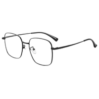 HD 汇鼎 31285 黑色合金眼镜框+1.56折射率 防蓝光镜片