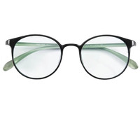HD 汇鼎 7404 墨绿色合金眼镜框+1.67折射率 防蓝光镜片