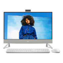DELL 戴尔 灵越7710 一体机电脑 家用办公网课台式机电脑27英寸(i5-1235U 8G 512GSSD 锐炬显卡)白