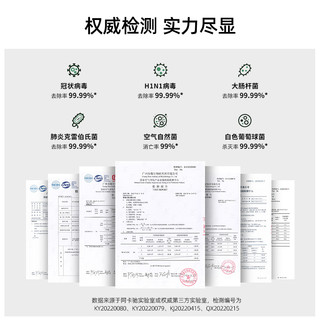 阿卡驰 ACTXA空气净化器家用除甲醛卧室杀菌负离子新房宠物净化机 白色