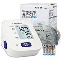 OMRON 欧姆龙 电子血压测量仪HEM-7121家用血压计全自动精准量血压仪器 标配带电池