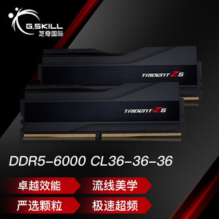 G.SKILL 芝奇 炫锋戟 DDR5 6000MHz 台式机内存条 32GB(16Gx2)套装 C36