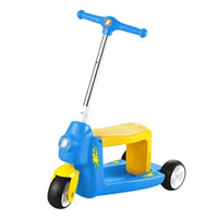 婴侍卫 儿童滑板变形车 二合一滑板车（蓝色）