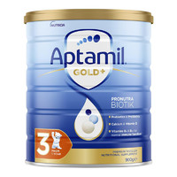 Aptamil 爱他美 全新效期到23年-澳洲新西兰爱他美(aptamil)宝宝金装奶粉3段900g/罐 进口婴幼儿三段奶粉1-2岁
