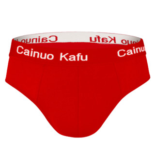 VIEKUCOOL 男士三角内裤套装 2011 2条装(黑色+红色) XL