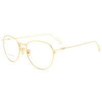 Nero 尼罗 9998 金色合金眼镜框+1.61折射率 防蓝光镜片