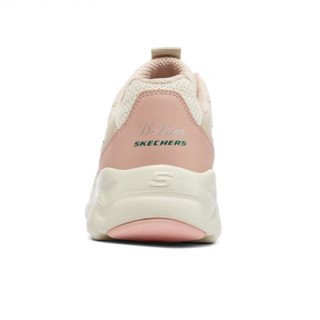 SKECHERS 斯凯奇 D'LITES系列 D'lites Airy 女子跑鞋 896041/OFPK 米白色/粉色 42