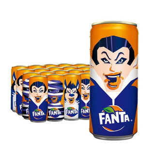 Fanta 芬达 汽水 橙味 330ml*12听 夜光罐