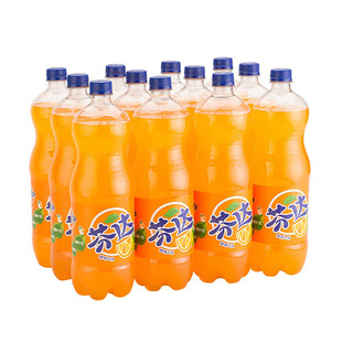 Fanta 芬达 汽水 橙味 1.25L*12瓶