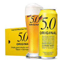 5.0 ORIGINAL 5,0 小麦白 啤酒 500ml*24听 整箱装