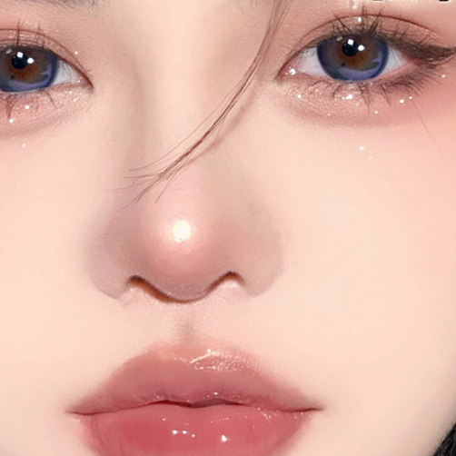 honey party 年抛软性亲水接触镜 #蓝莓珍宝珠