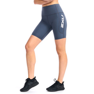 2XU Form系列压缩短裤 女士五分运动裤高腰健身提臀显瘦 WA6161b