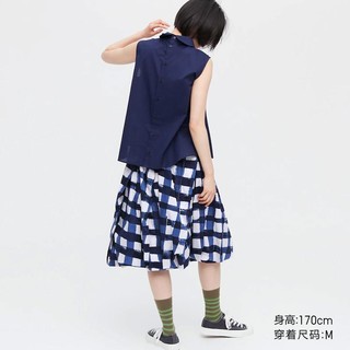 UNIQLO 优衣库 MAR PJ打褶衬衫(无袖) 447556