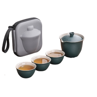 豪峰 茶具套装 5件套 绿色