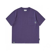 izzue 伊苏 男士圆领短袖T恤 IZXTEN1239S1G 紫色 XL