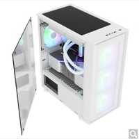 PADO 半岛铁盒 W2 全侧透电脑MINI机箱 白色