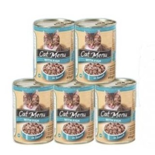 猫谱 猫主食罐  含鱼肉415*5罐