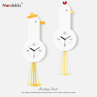 Mandelda 时钟表网红挂钟客厅家用时尚个性创意现代简约挂墙免打孔