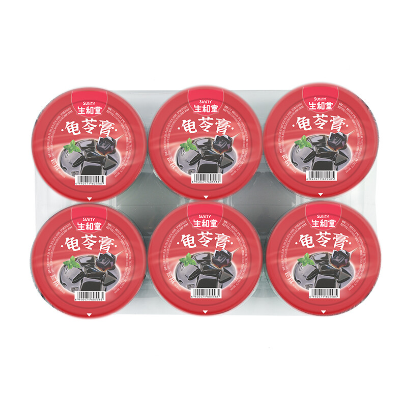 SuniTY 生和堂 原味龟苓膏 120g*6杯装