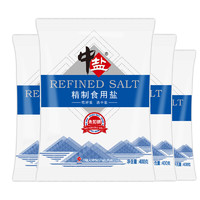 有券的上：中盐 未加碘食用盐 400g*6袋