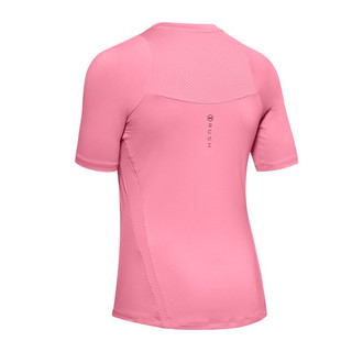 UNDER ARMOUR 安德玛 RUSH 女子运动T恤 1355583-691 粉红色 XS