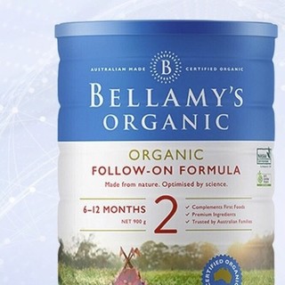 BELLAMY'S 贝拉米 经典系列 有机较大婴儿奶粉 澳版 2段 300g